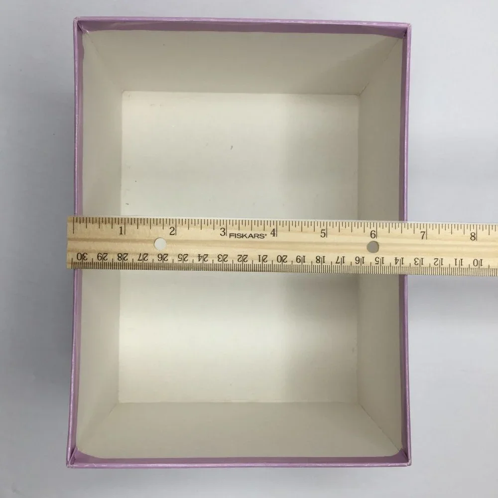 Vintage 1986 Current Inc Marble Check Storage Gift Box 9